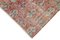 Orientalischer handgewebter roter Oriented Overdyete Läufer Teppich 4