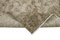 Beige Traditional Hand Knotted Wool Overdyed Runner Rug, Image 6