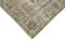 Beige Traditional Hand Knotted Wool Overdyed Runner Rug 4