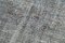 Orientalischer handgewebter grauer Oriented Overdyete Läufer Teppich 5