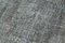 Alfombra de pasillo tradicional de lana teñida anudada en gris, Imagen 5