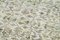 Alfombra de pasillo decorada beige anudada a mano de lana tejida, Imagen 5