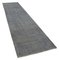 Grey Decorative Hand Knotted Wool Overdyed Runner Rug 2