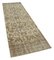 Alfombra de pasillo oriental antigua dorada tejida a mano, Imagen 2