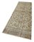 Alfombra de pasillo oriental antigua dorada tejida a mano, Imagen 3