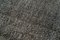 Alfombra de pasillo sobredimensionada de lana negra antigua hecha a mano, Imagen 5