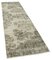 Multicolor Oriental Handmade Wool Overdyed Runner Rug 2