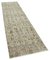 Beige Anatolian Antique Tissé Overdyed Runner Carpet 2