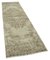 Alfombra de pasillo Anatoli danesa antigua tejida a mano sobreteñida, Imagen 2