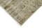 Beige Turkish Hand Knotted Wool Overdyed Runner Rug 4