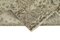 Handgewebter beige anatolischer antiker Teppich in Überfärbung 6