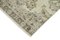 Beigefarbener anatolischer Teppich aus handverknüpfter Wolle in Beige 4
