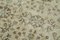 Alfombra de pasillo turca beige sobreteñida antigua tejida a mano, Imagen 5