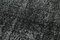 Anatolischer schwarz gewebter Läufer aus handgewobener Wolle 5