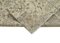 Handgewebter beige anatolischer antiker Teppich in Überfärbung 6