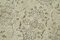 Alfombra de pasillo decorada beige hecha a mano de lana sobreteñida, Imagen 5