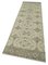 Handgearbeiteter antiker Teppich aus handgemachter Wolle in Beige 3