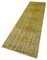 Orientalischer Handgewebter Oriented Läufer Teppich in Gelb 3