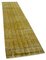 Orientalischer Handgewebter Oriented Läufer Teppich in Gelb 2