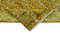 Orientalischer Handgewebter Oriented Läufer Teppich in Gelb 6