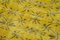 Gelber Traditioneller Handgewebter Antiker Eingefärbter Läufer Teppich 5