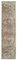 Beige Decorative Hand Knotted Wool Overdyed Runner Rug, Image 1