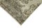 Dekorativer handgewebter Antiker Antiker Teppich in Überfärbter Optik 4