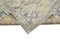Antiker Handgeknüpfter Beiger Überflutete Wolle Teppich aus Wolle 6