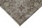 Grauer Anatolischer Handgewebter Antiker Überfärbter Überfärbter Teppich 4