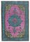Pink Antique Handwoven Carved Overdyed Rug 1