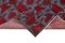 Roter Anatolischer Handgeknüpfter Überfärbter Teppich aus Wolle 6