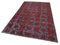 Red Anatolian Hand Knotted Wool Overdyed Rug 3