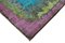 Floraler Überfärbter Handgeknüpfter Teppich aus Wolle 4