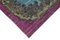 Purpurner antiker handgewebter überfärbter Teppich 4