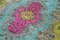 Tappeto vintage rosa annodato a mano, Immagine 5