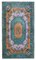 Blue Decorative Handmade Wool Overdyed Carpet, Image 1