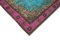 Turquoise Decorative Handmade Wool Overdyed Rug, Image 4