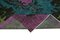 Purple Anatolian Hand Knotted Wool Overdyed Carpet 6