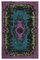 Purple Anatolian Hand Knotted Wool Overdyed Carpet 1