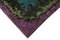 Purple Anatolian Hand Knotted Wool Overdyed Carpet 4