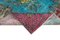 Mehrfarbiger Antiker Handgewebter Gewebter Überfärbter Teppich 6