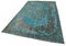 Tapis Surteint Turquoise Anatolien en Laine Fait Main 3