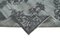 Grey Vintage Hand Knotted Wool Over-dyed Rug, Image 6