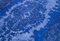 Blauer Handgewebter Anatolischer Teppich mit Eingefärbtem Bezug 5
