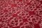 Großer Roter Überfärbter Handgeknüpfter Teppich aus Wolle 5