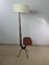 Teak Model Giraffe Floor Lamp by Jean Rispal for Rispal, 1950s 1
