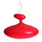 E.T.A. Sat Red Ceiling Lamp by Guglielmo Berchicci for Kundalini, 1990s, Image 1