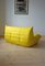 Gelbe Togo Wohnzimmergarnitur aus gelber Mikrofaser von Michel Ducaroy für Ligne Roset, 1970er, 5er Set 19