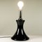 Lámpara de mesa vintage de vidrio y cromo negro de Ingo Maurer para Design M, años 70, Imagen 2