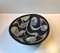 Black Abstract Pottery Bowl Burgundia by Svend Aage Holm-Sorensen for Soholm, 1950s 3